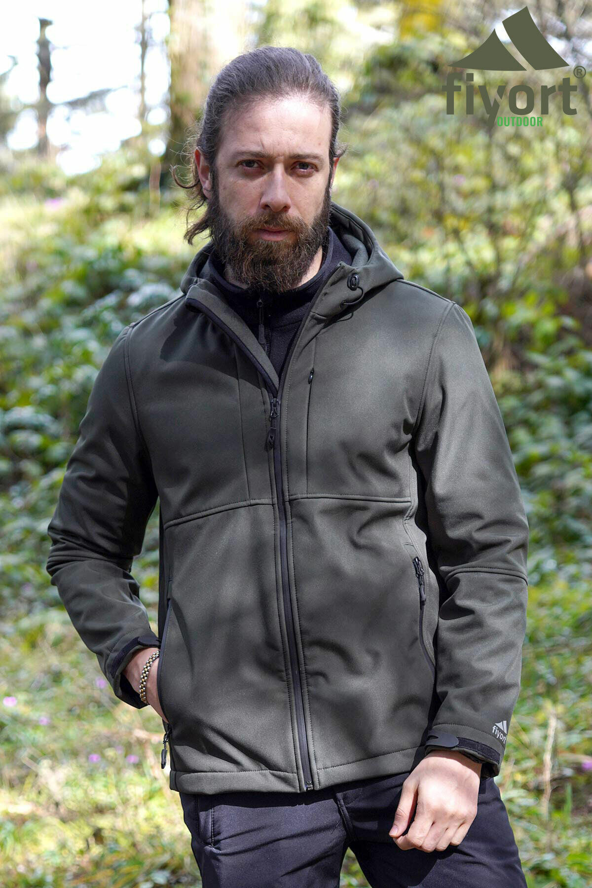 FLAM2 SOFTSHELL MONT HAKİ #3XL