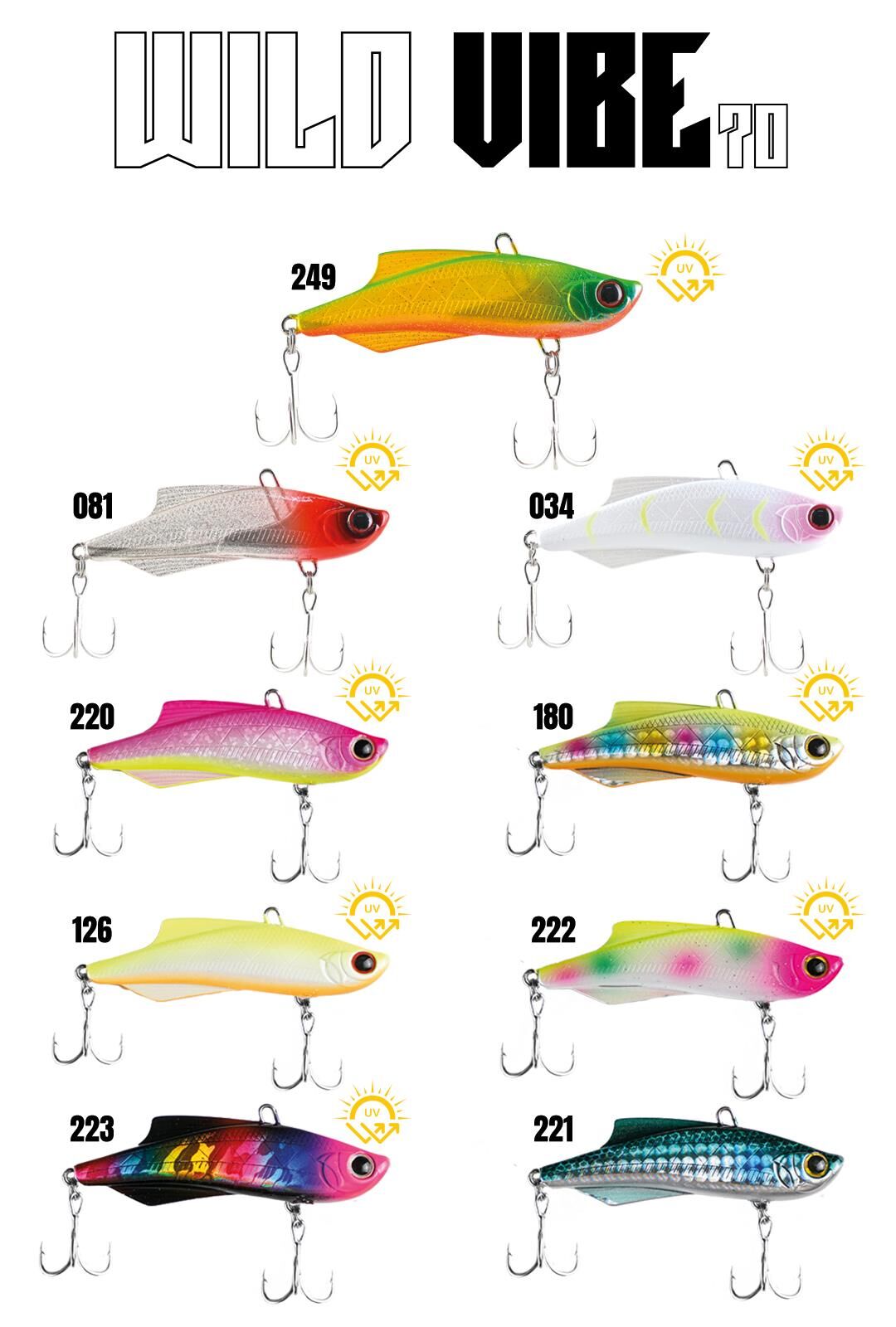 Fujin Wild Vibe 70mm 20gr Sinking  Vibrasyon Suni Yem