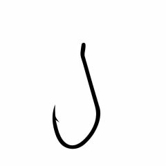 6901 CATFISH #8/0 BLACK NIKEL 4P