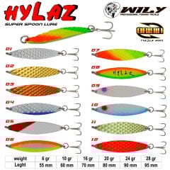 Wily Hylaz Kaşık  24 gr  90 mm - Hologramlı