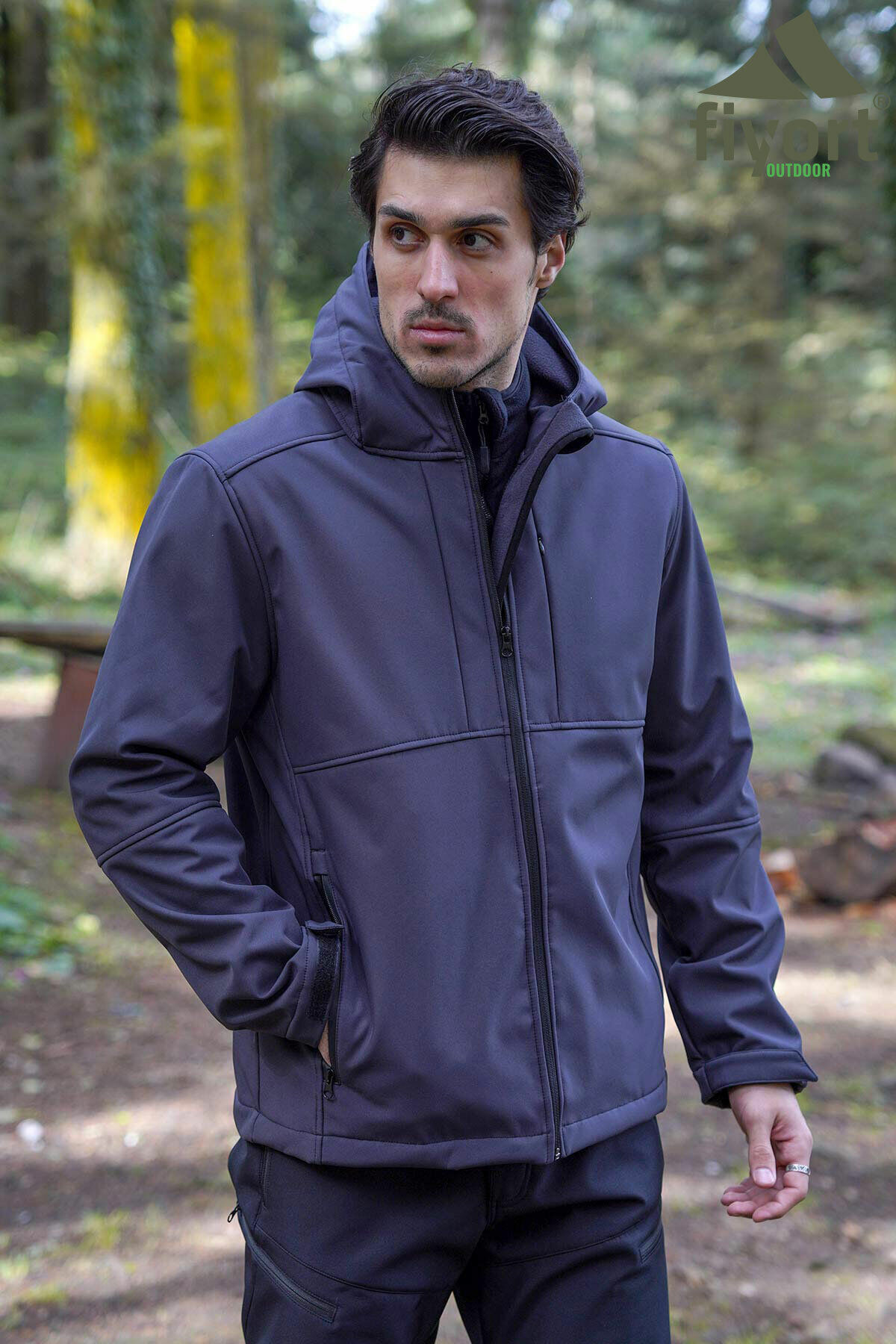 FLAM2 SOFTSHELL MONT GRİ #2XL