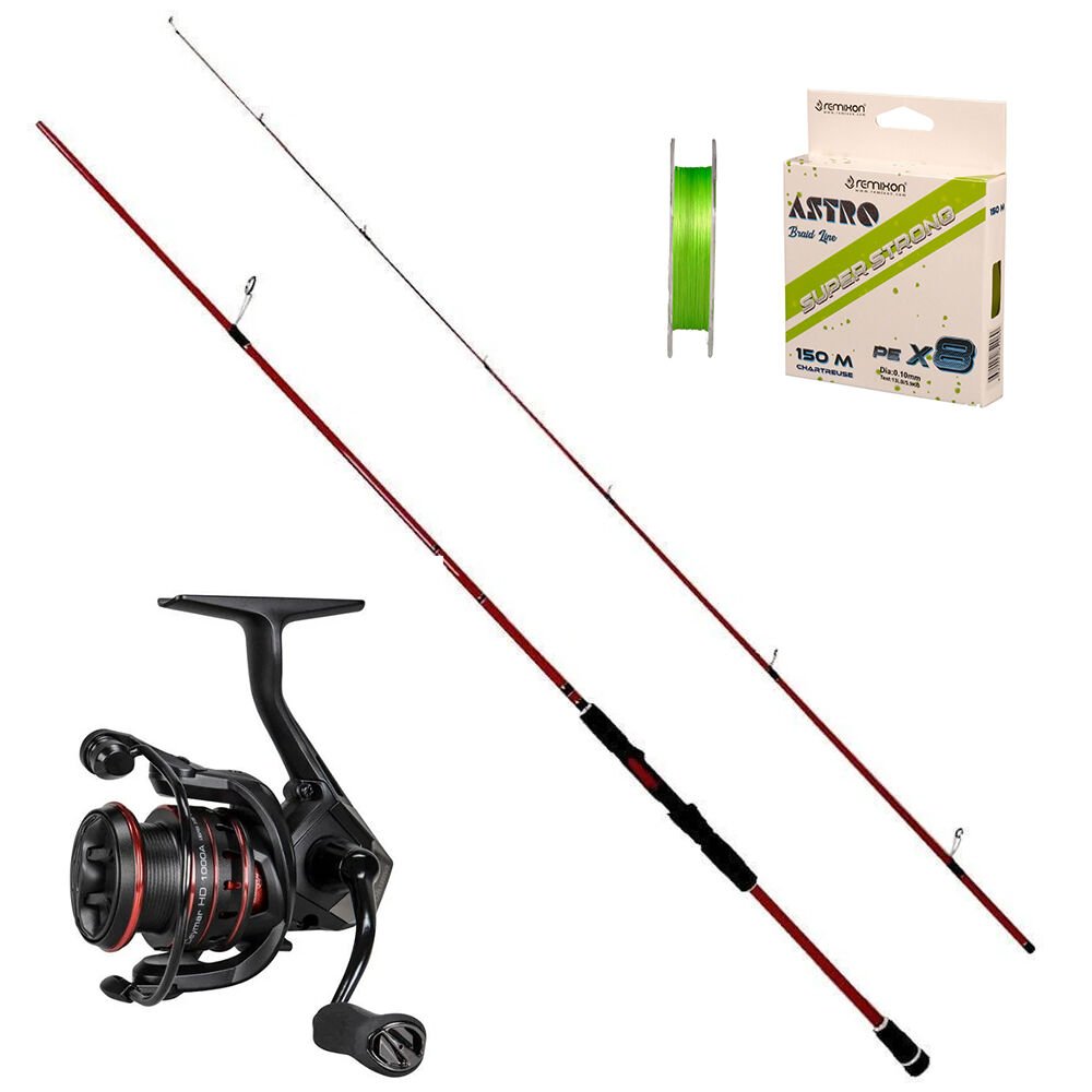 Okuma Ceymar 1000 - Okuma Red Spin 212cm 1-12gr LRF Olta Seti