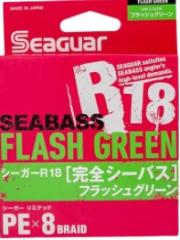 Seaguar Flash Green PE 8 Örgü Spin İp Misina 150mt Açık Yeşil