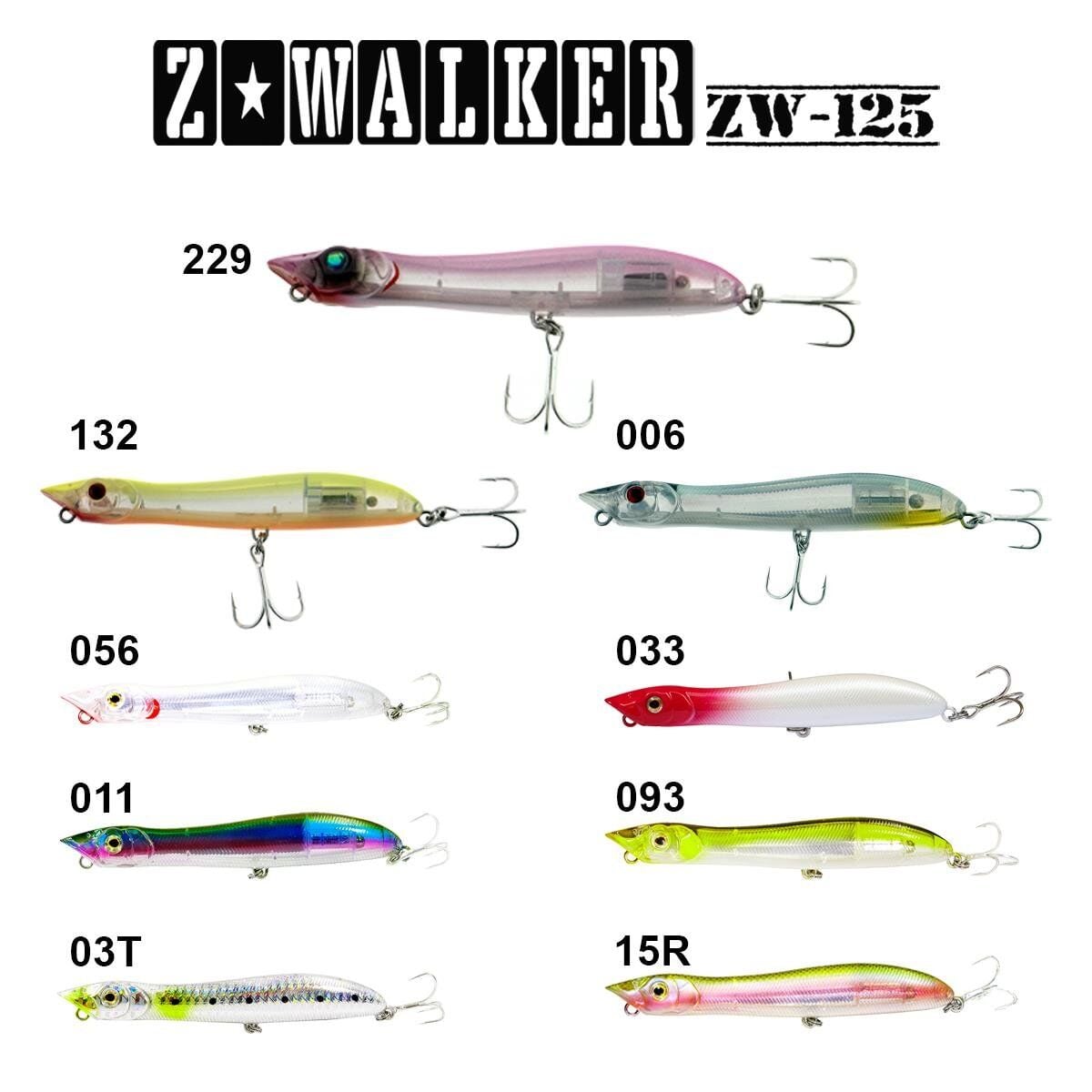 Fujin Z-Walker 125 Su Üstü Maket Balık