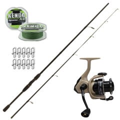 Okuma Outrax 4000 - Remixon DoubleBlack 240cm 20-40gr Spin Olta Seti