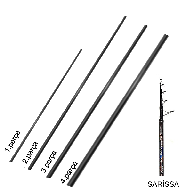 Portfish Sarissa 420 FUJİ Olta Kamış (Yedek Parçası)