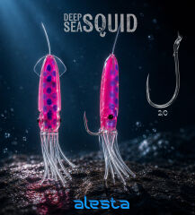 DEEP SEA SQUID X0297 3K 0.50 #2/0 PURPLE PINK