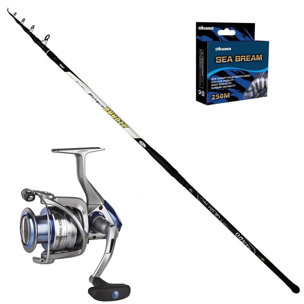 Okuma Safina 6000 - Azurro 420cm 250gr Surf Olta Seti