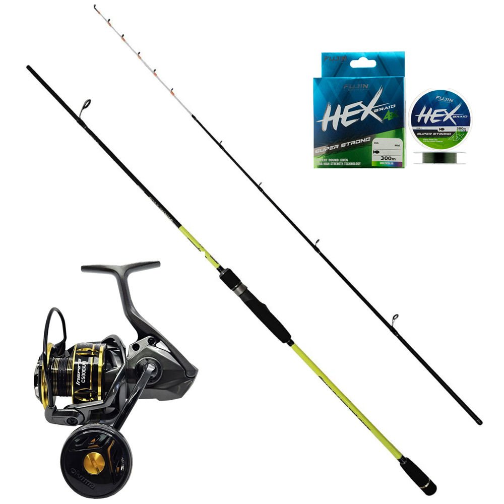 Okum İnspira ISX-4000XA1 - Okuma Orata Squid 202cm Tekne Olta Seti