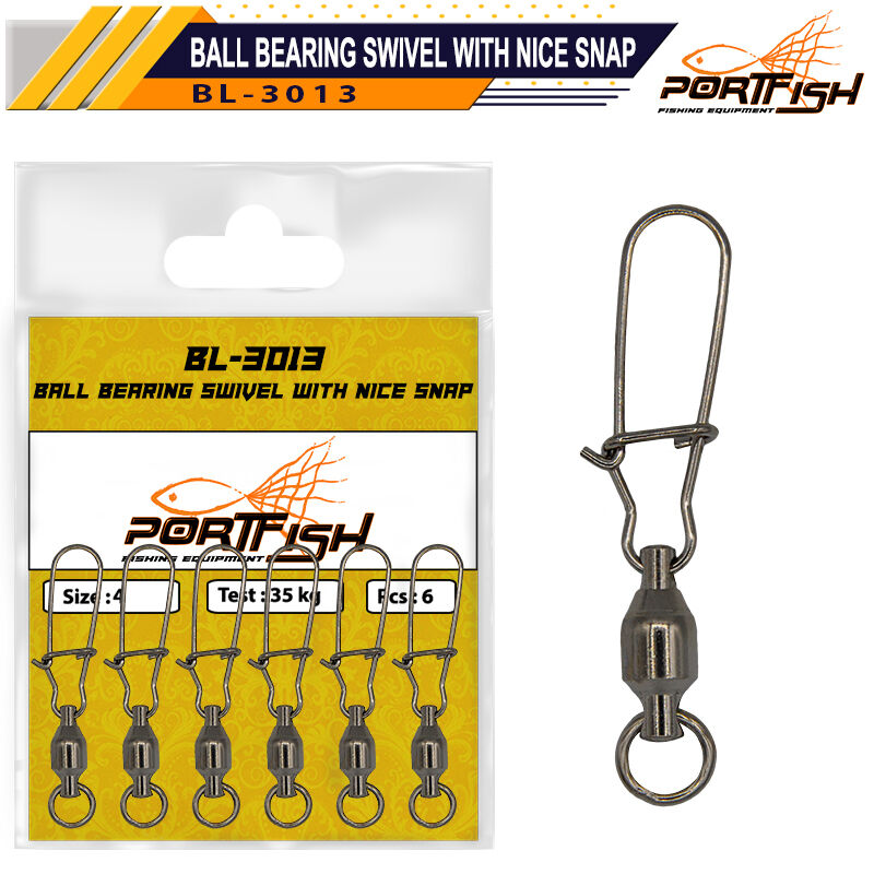Portfish BL-3013 Bilyalı Kilitli Klips