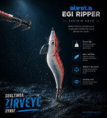 EGI RIPPER #2.5 X6752 10CM 12G KIRMIZI