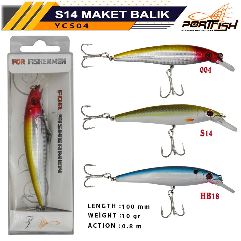 Portfish YCS04 Maket Balık 100mm 10gr