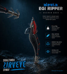 EGI RIPPER #3.5 X6754 13CM 20G SİYAH/KIRMIZI