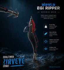 EGI RIPPER #3.5 X6754 13CM 20G SİYAH/KIRMIZI