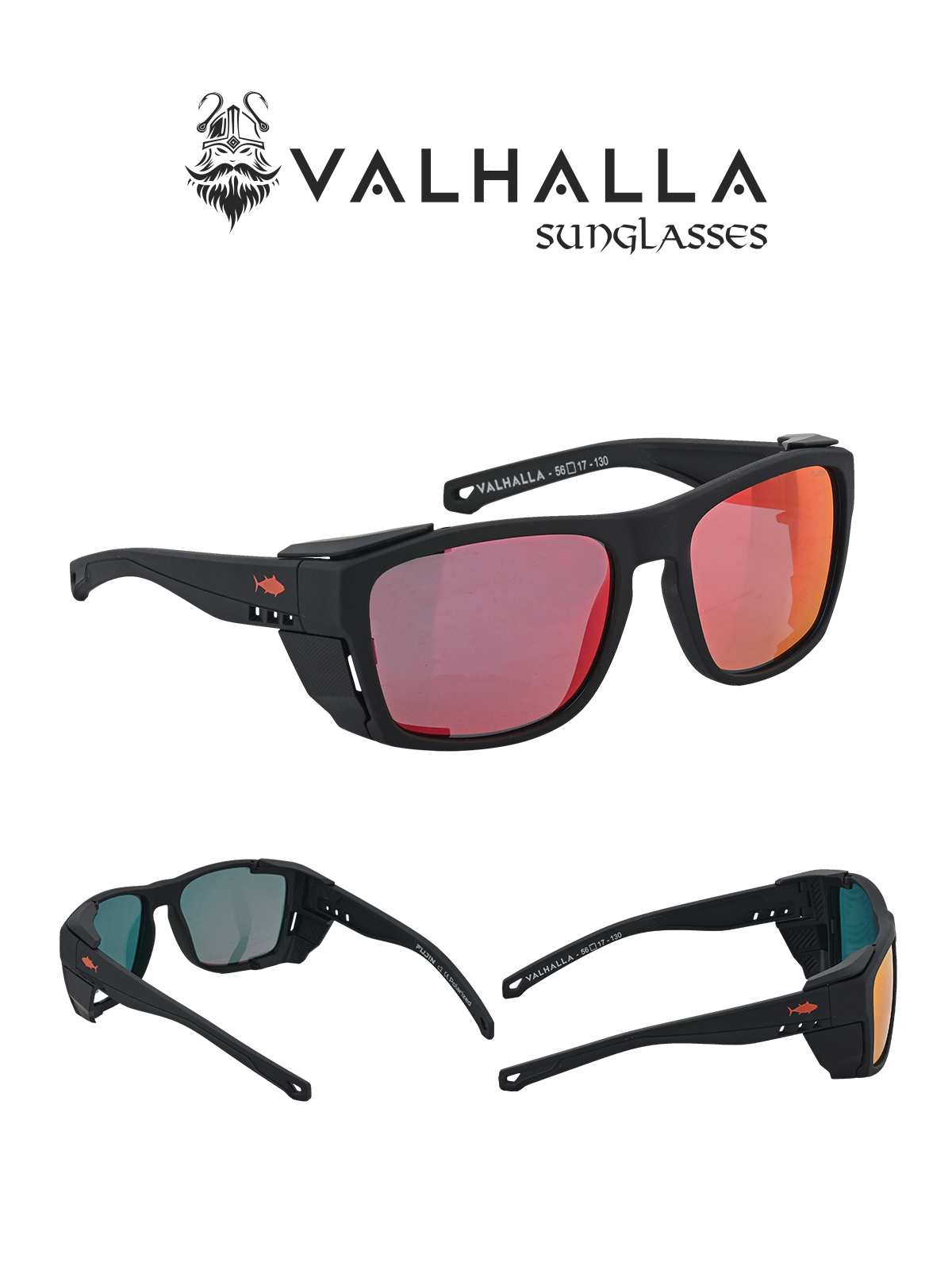 Fujin Valhalla Güneş Gözlüğü Black Red
