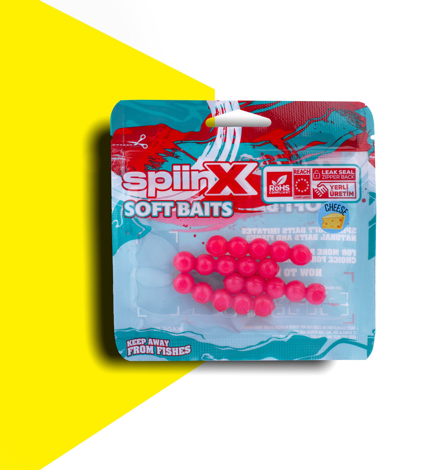 SPIINX BALIK YUMURTASI 10MM 20P PEYNİR UV PINKY
