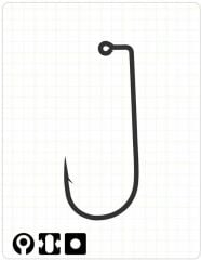 2101 AB JIG #1/0 BLACK NIKEL 6P