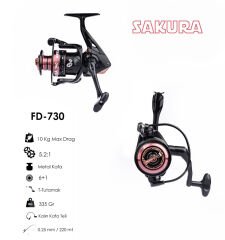 SAKURA FD-730 AL KAFA CNC KOL 6+1 BB
