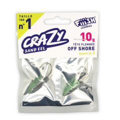 Crazy Sandeel CSE100/1 CSE217 10gr Off Shore Jig Head