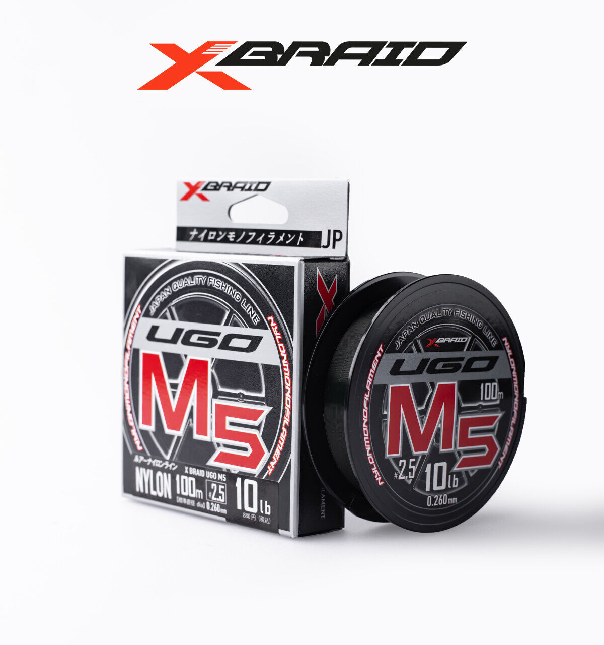 YGK X062 UGO M5 NYLON 100M 4.54KG 0.26