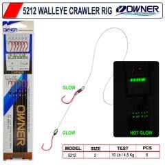 Owner 5212 Walleye Crawler Rig Hazır Takım