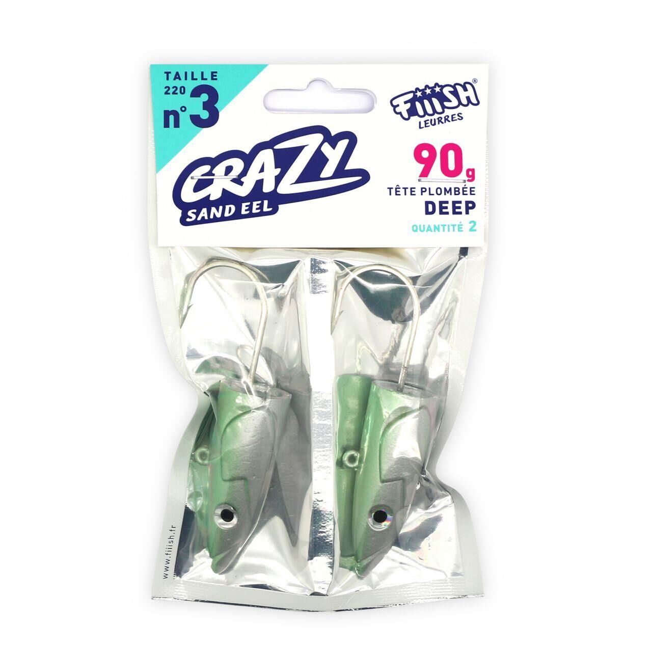 Crazy Sandeel CSE220/CSE226 90gr Deep Jig Head