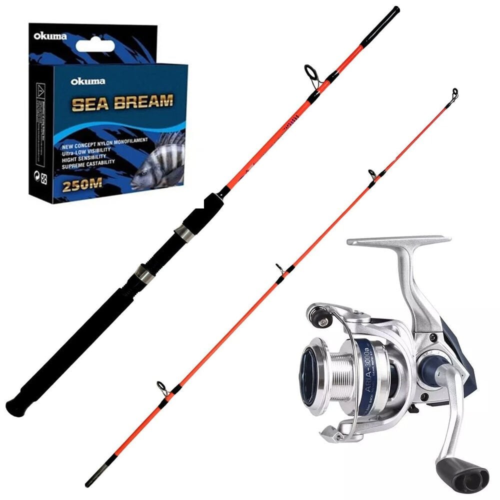 Okuma Aria 4000 - Kendo Holiday Boat 180cm Tekne Olta Seti