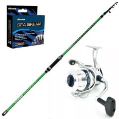 Okuma Aria 6000 - Kendo Spider Boat 180cm Teleskopik Olta Seti