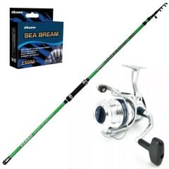 Okuma Aria 8000 - Kendo Spider Boat 180cm Teleskopik Olta Seti