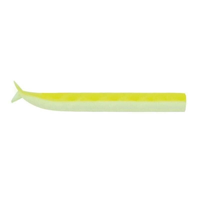 Crazy Sandeel CSE150/CSE235 3x-Gövde Jaune Fluo Silikon Yem