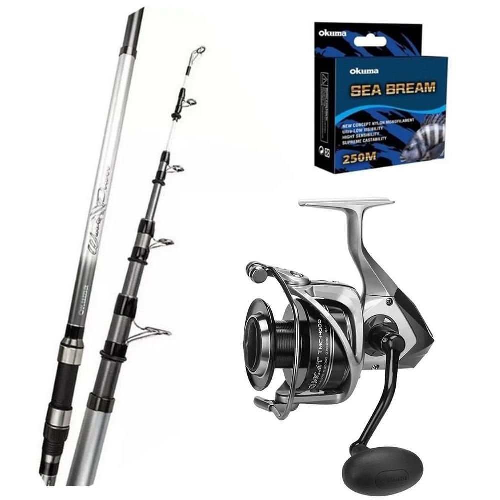 Okuma Tomcat 6000 - Okuma Wave Power 420cm Surf Olta Seti