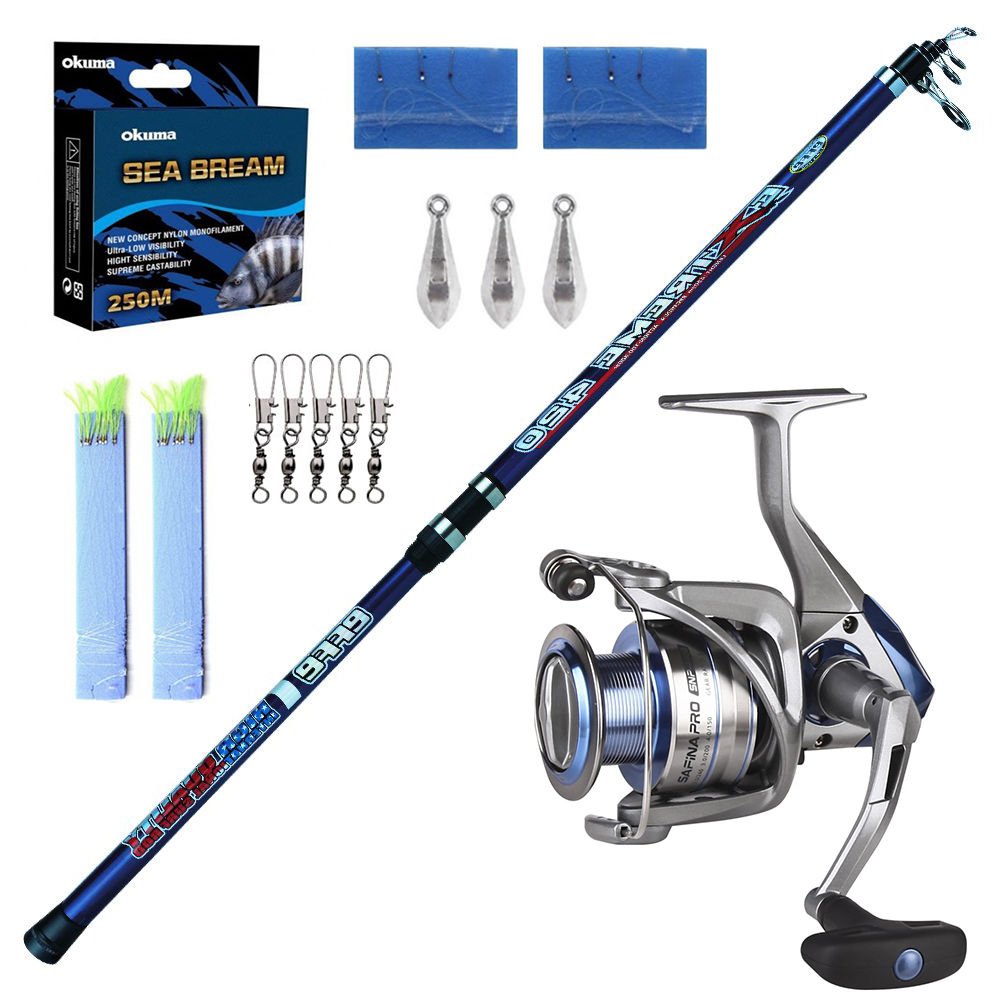 Okuma Safina 6000 - Effe Extreme 420cm Surf Olta Seti