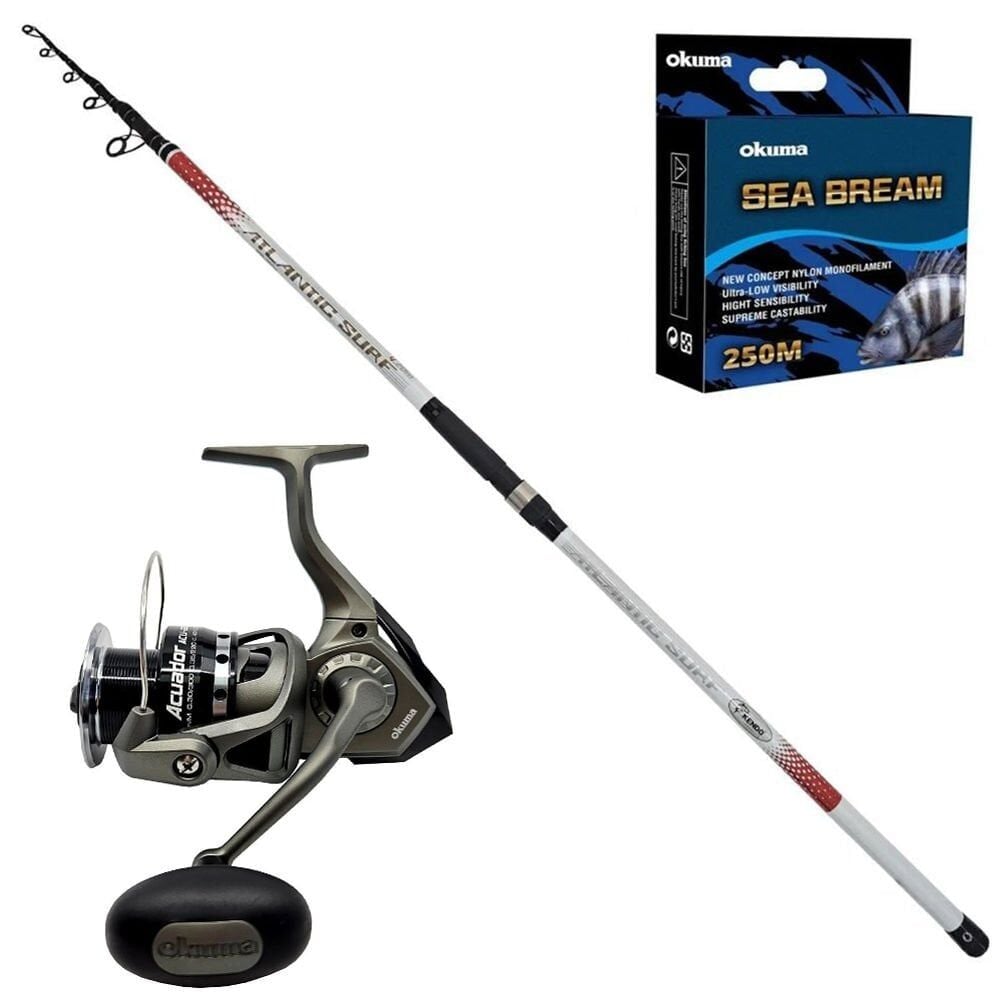 Okuma Acuador 8000 - Kendo Atlantic 420cm Surf Olta Seti