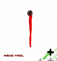 SPIINX MICE TAIL SİLİKON 8CM 12P EARTH RED