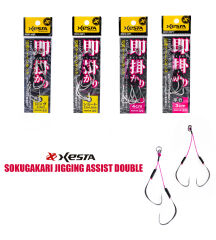 XESTA SOKUGAKARI JIGGING ASSIST DOUBLE 1.5-3.5 CM #3/0 2P
