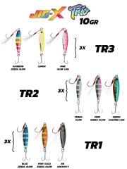 Fujin Jig-X Trio 3lü Micro Jig 10gr