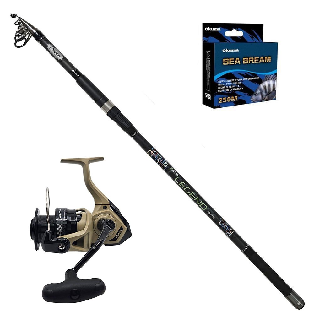 Okuma Outrax 6000 - Kendo Legend 390cm Surf Olta Seti