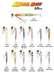 Fujin Metal Cast 60gr Shore Jig Metal Yem