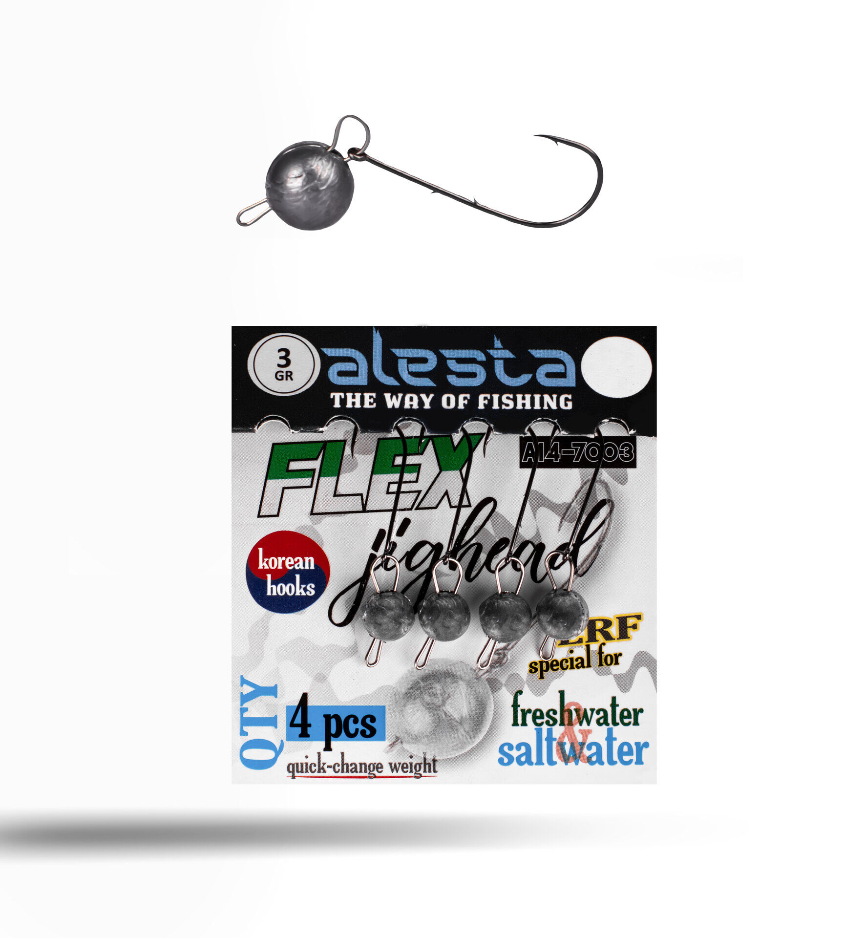 FLEX JIGHEAD HAM 4P 3G