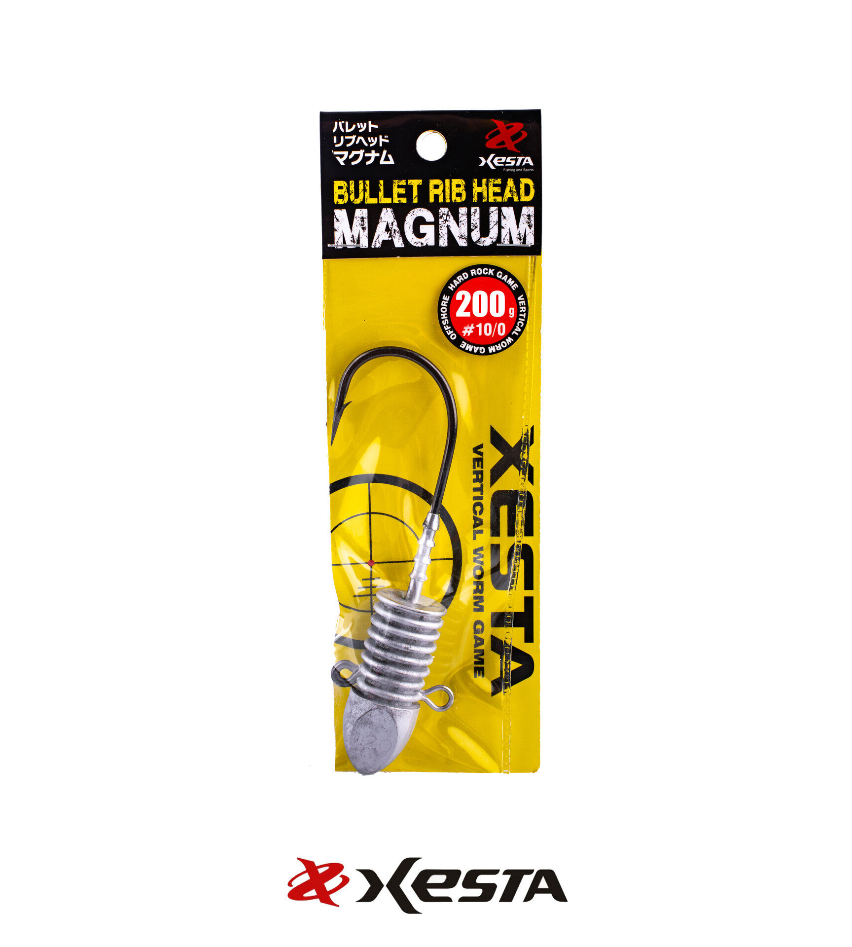 XESTA BULLET RIBHEAD MAGNUM JIGHEAD #10/0 1P 200G