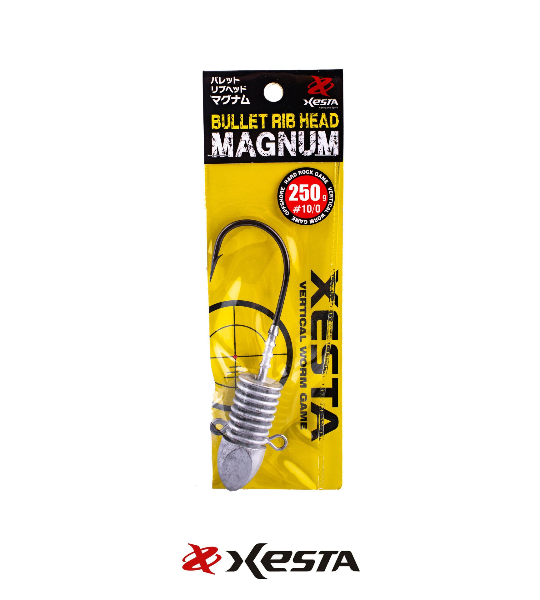 XESTA BULLET RIBHEAD MAGNUM JIGHEAD #10/0 1P 250G