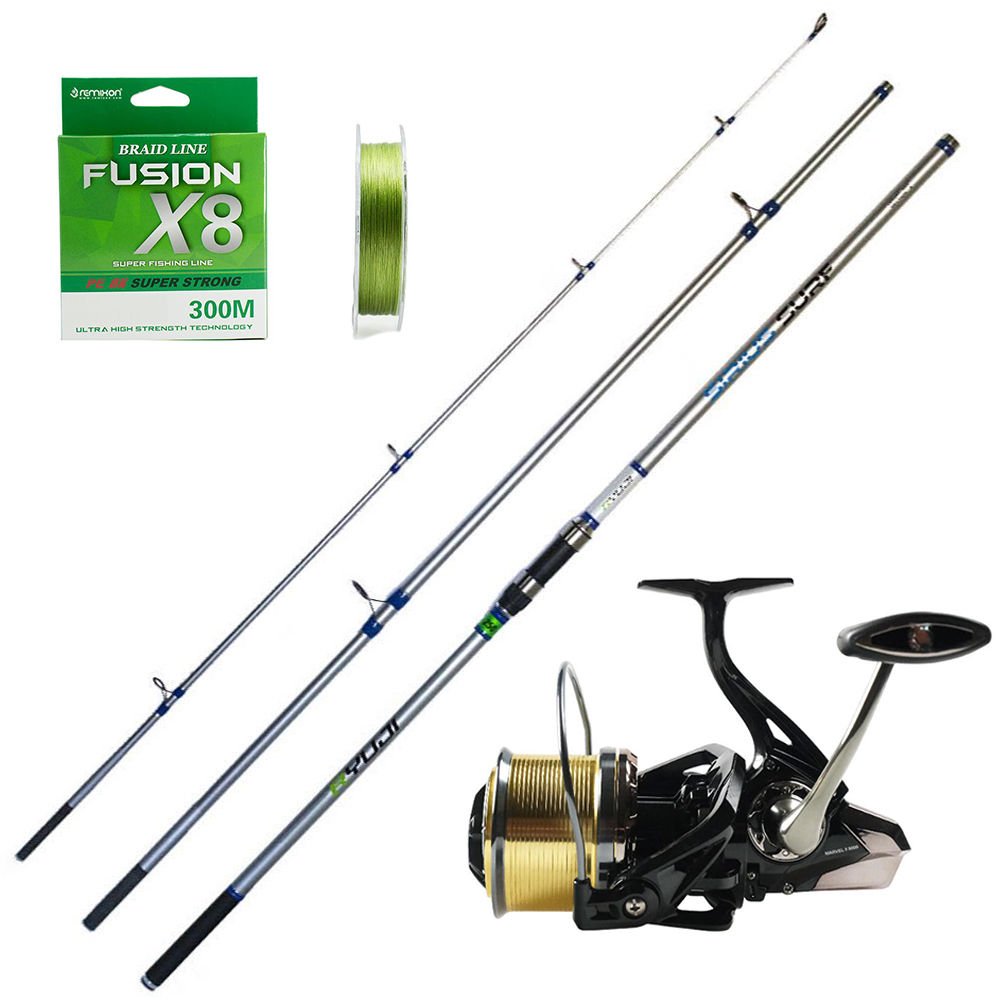 Ryuji Sirius 420cm 250gr  - Ryuji Marvel II 8000 Surf Olta Seti