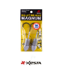 XESTA BULLET RIBHEAD MAGNUM JIGHEAD #8/0 2P 56G