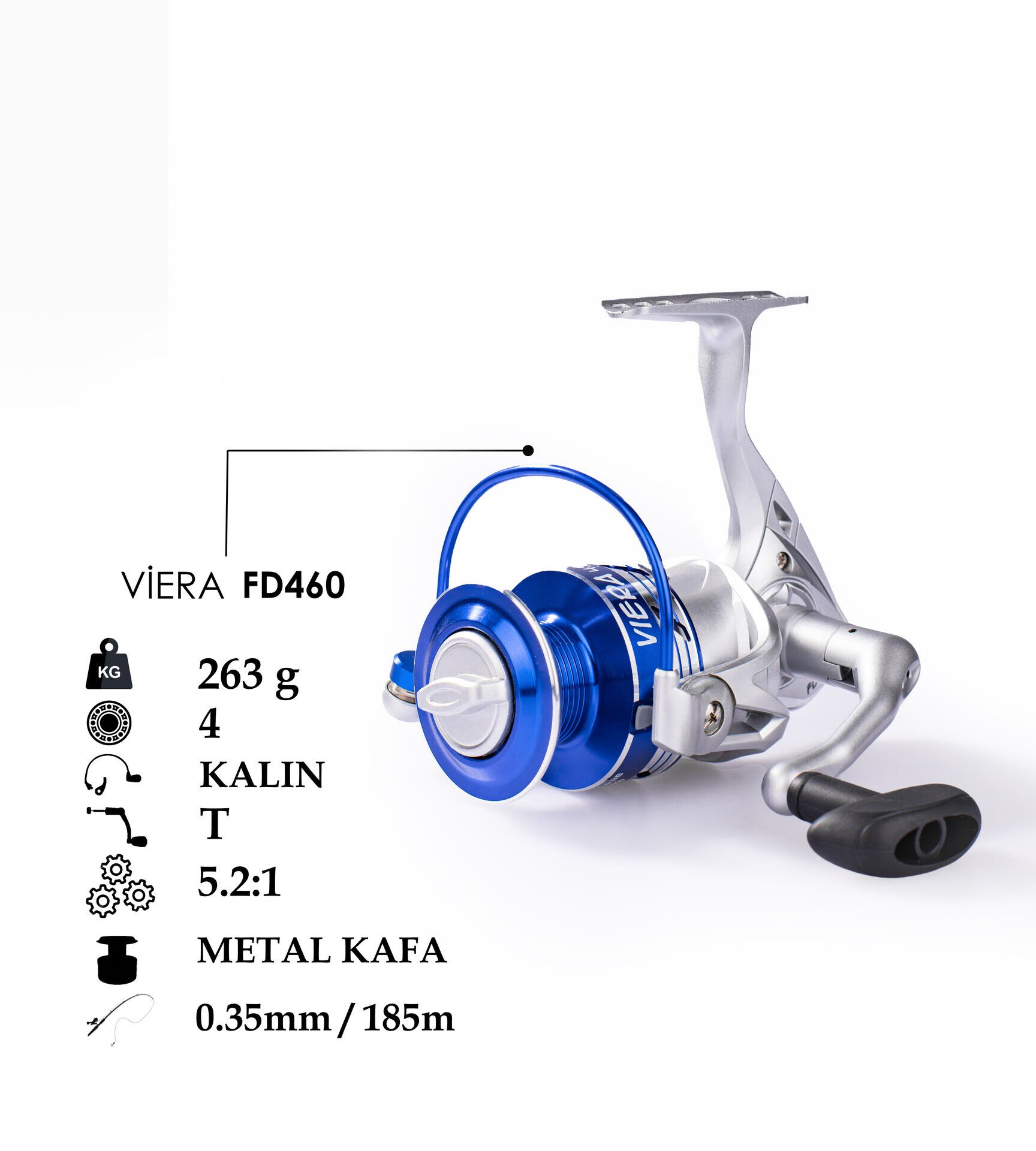 VIERA FD-460 AL KAFA CNC KOL 4BB
