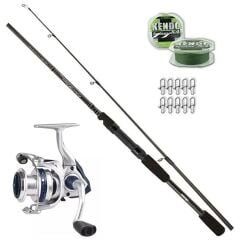 Okuma Aria 3000 - Okuma Wavepower 244cm 15-40gr Spin Olta Seti