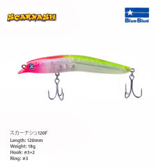 SCARNASH 120 FLOATING 18G #08