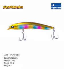 SCARNASH 120 FLOATING 18G #10