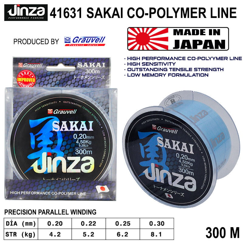 Jinza Sakai 300m Monofilament Misina