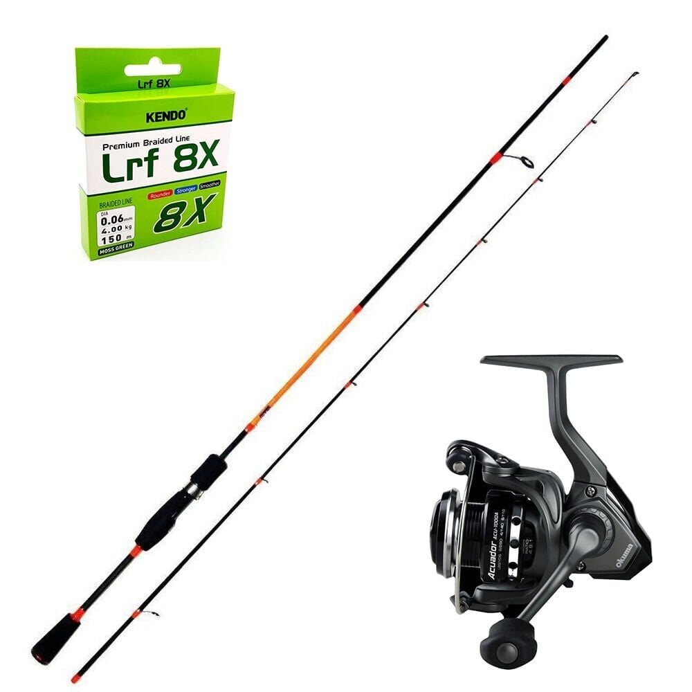 Okuma Acuador 1000 - Fujin Salty Rugger 230cm 08-10gr LRF Olta Seti