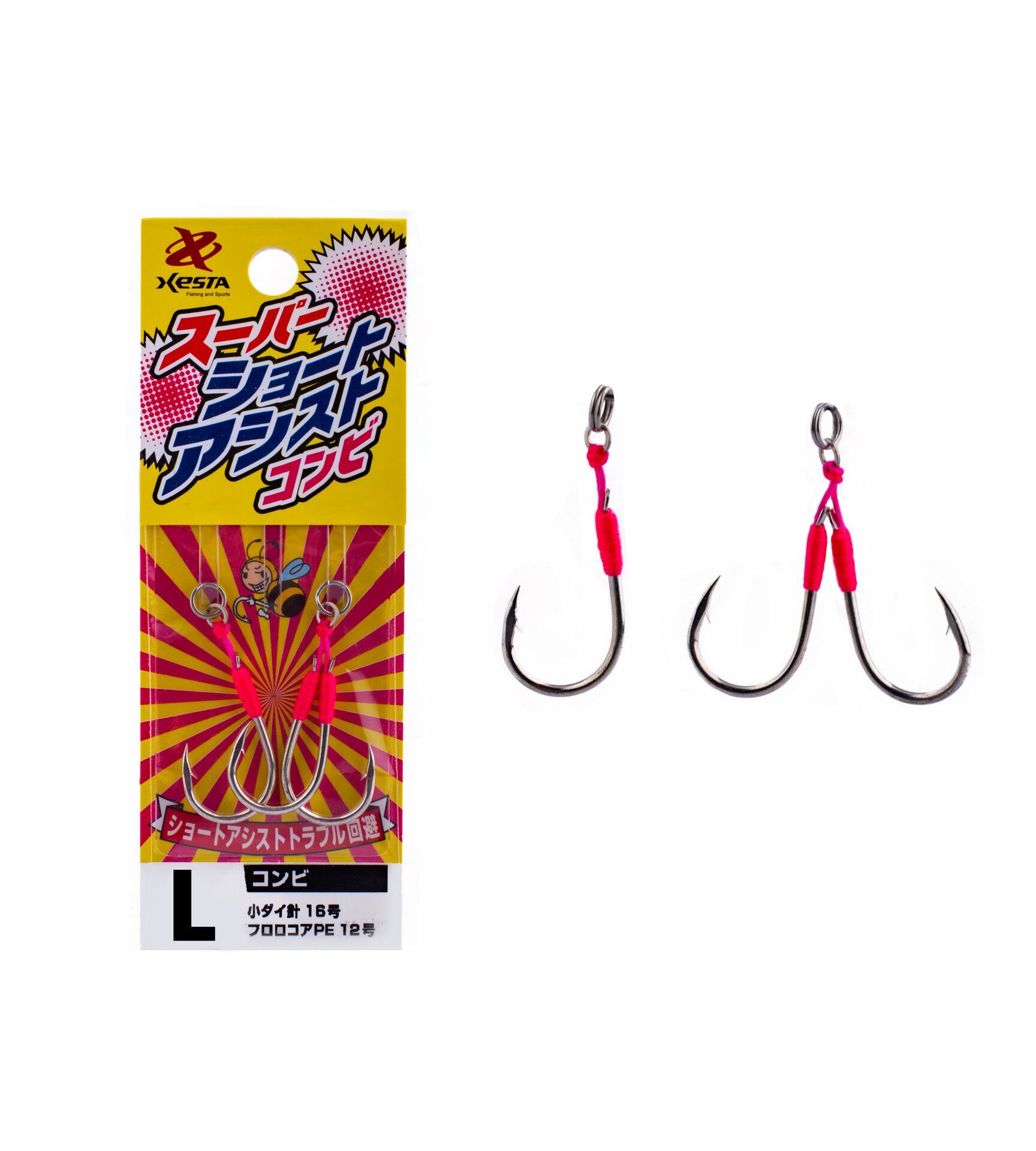 XESTA SUPER SHORT ASSIST DOUBLE+SINGLE L #16